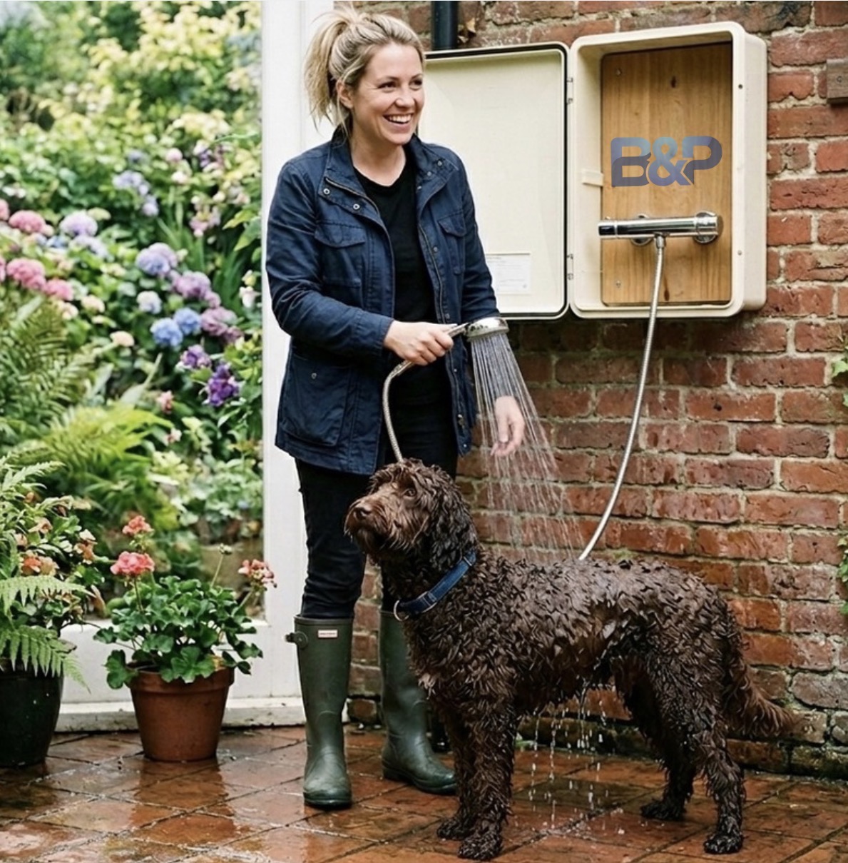 Outdoor Pet Shower in Huntingdon